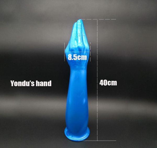 Pugno prodotto sesso dildo estremo enorme dildo sm pugno realistico sesso giocattolo grande braccio manuale di dildo fisting plug pene per donne y2011183773981