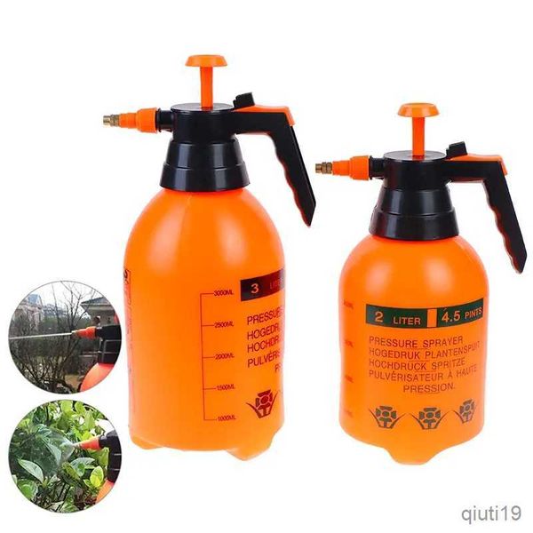 Sprühgeräte 1PCS 2/3L Tragbarer Chemie -Sprühpumpendruck Druckgarten Wassersprühflasche Handheld