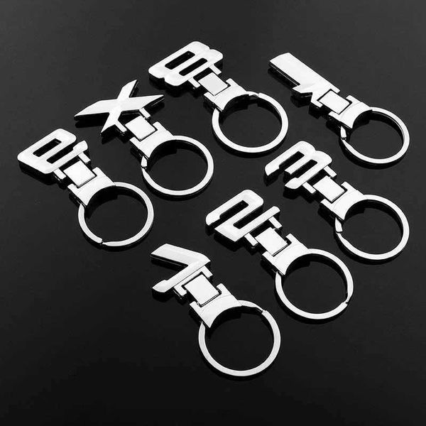 KDPW Keeychains Ganyards Fashion Creative Creative Digital Metal Chiave Tasol Torychain Keyring Pendente per BMW X 1 3 5 6 7 8 Serie Interior D240417