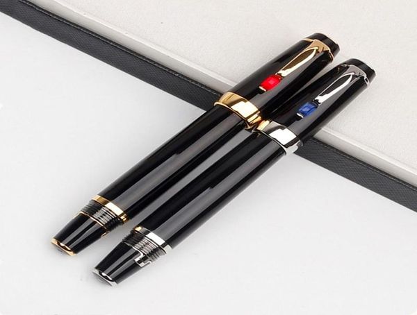 Giftpen Classic Luxury Pen Series Bohemian Wine Mini Mini Spettatura a inchiostro supplementare a rulli a baseballa per clip oro e argento Writing9523972