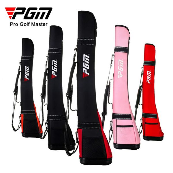 PGM Saco de Domingo de Golfe de Golfe de Nylon Impermeável PGM para 4 ~ 5pcs Clubes de Golfe Clubes de Golfe Lightwolf Caddy Bag Qiab010 240415