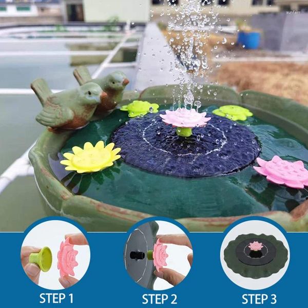 Садовые украшения плавучий фонтан Lotus Leaf 6 Формы спрея водного распыления быстрое запуск