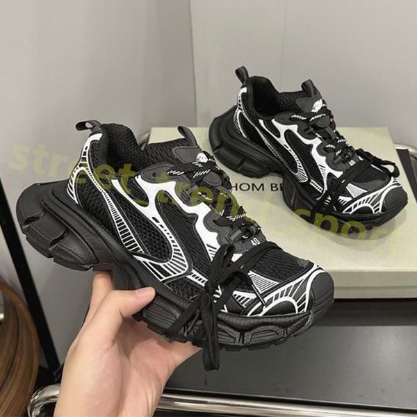 3xl 2024 S/S Sneakers Schuhe Männer Frauen lässig Schwarz weiß gelbem Mesh Nylon Designer Personalisierte Shoelaces Runner Sport großer Größe EUR 46 P47