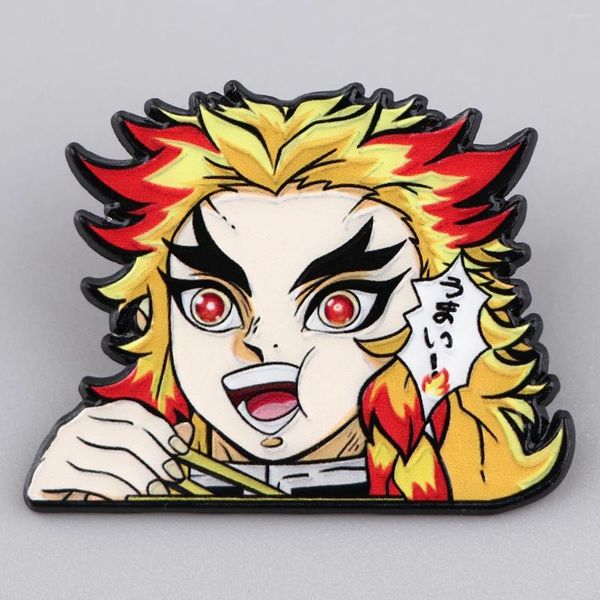 Broschen Anime Figur Pin cooler Charakter Emaille Fans Herren Broschen Rucksack Abzeichen für Kleidung Schmuck Zubehör Geschenk