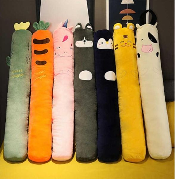 Мультфильм животных плюшевые длинные подушки растения длинная подушка морковь одноразовый тигр хаски корова фаршированные игрушки для спальни спальня Подарки 214842138