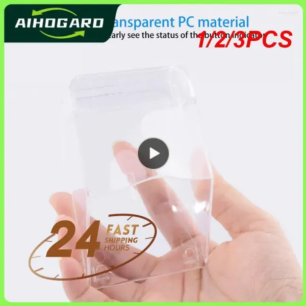 Impermeabili 1/2/3pcs Transparent Gambell Copertura protettiva Controllo della pioggia Protezione solare per esterni