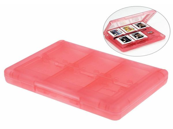 28 in 1 schocksicherer Kartuschenbox Anti -Staubschutzzubehör Kunststoff tragbarer Hartschalen -Spielkartenkoffer für Nintendo DS 3DS1140291