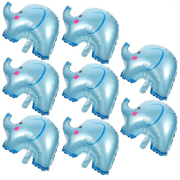 Decorazione per feste 8 pezzi giocattoli per bambini Elefante in alluminio palloncini fogli di palloncini per bambini Mylar Animal Shpaped Birthday