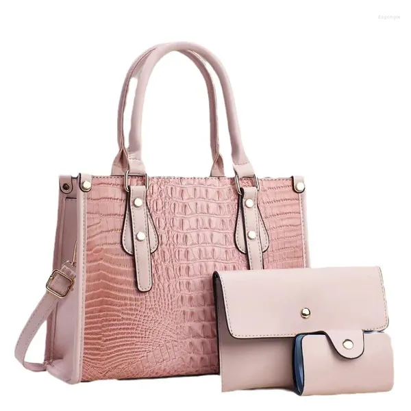 Totes 202 bolsa grande moda feminina ombro único Crossbody Capacidade versátil Bola de padrão de crocodilo