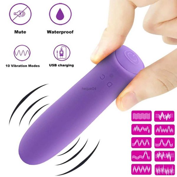 Vibradores Vibradores Mini Vibrador de bala adequado para brinquedos sexuais femininos Gosta G Estimulador do clitóris feminino Vibração vaginal adulta Toysl2403L2404