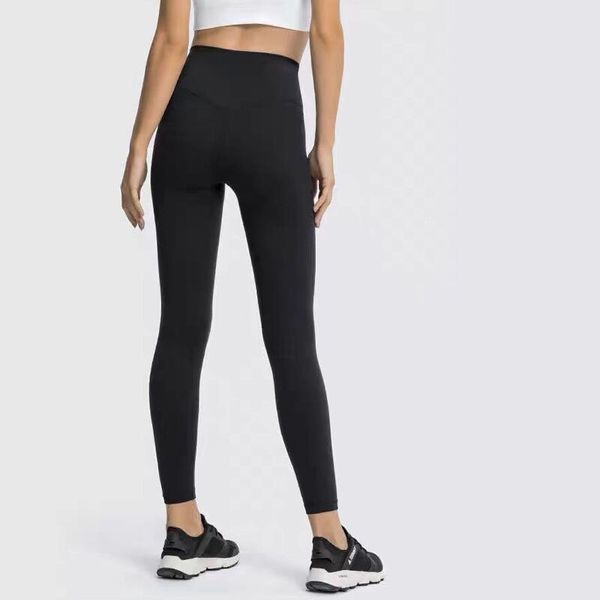 Lu Yoga Hosen nackte Yogahose Keine Verlegenheit Leitung neun Minuten Hosen.25 Farben Damen-Leggings Fitness Außen unteren Bottom-Sport Langer Hosen Großhandel S-XXXL