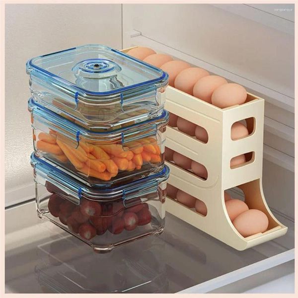 Кухня для хранения крупной емкости автоматической яичной ролики организатор.