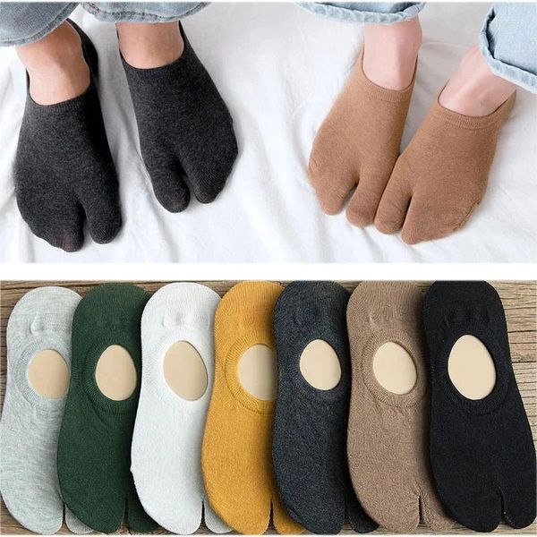 Herrensocken zwei Fingerkämmtepaare TABI TABI FORTHREARTABLEINE FRAUEN MÄNNER NICHT SCHLISSEN SCHLISSEN INVISIABLE LOW CUT