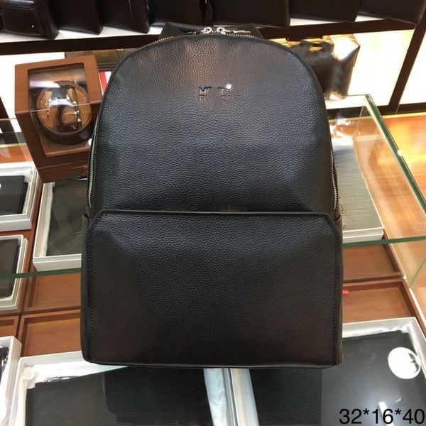 10a de alta qualidade de moda de moda mochila 5604 mochilas de designers de bolsas de couro reais para homens bolsa de viagem ombro duplo traseiro macio macho de mochila masculina m ontblanc