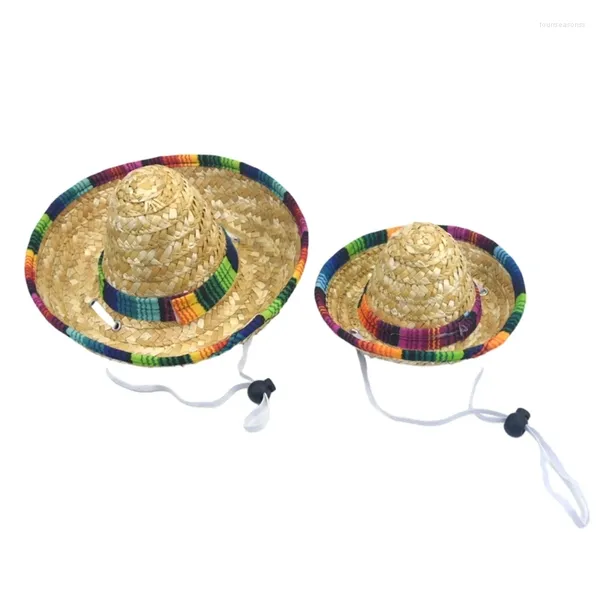 Hundebekleidung P82d Mexiko Katzen Visors Hut Sommerparty -Auftritte