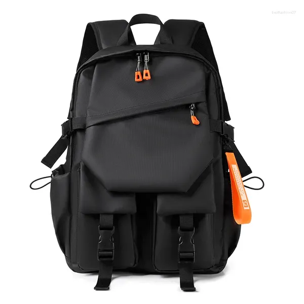 Backpack Men's Men's 14 polegadas de computador casual esportes à prova d'água Daypacks Male School Student College Bag ao ar livre viagens