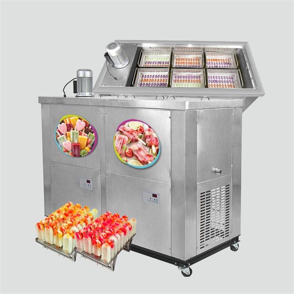 Kolice Ticari Ağır Hizmet 6 Kalıp Setleri Buz Popsicle Makinesi, Buz Poplar Lolly Yapım Makinesi, Buz Çubukları Makinesi Atıştırmalık Yiyecekleri ve Street Foods Equipment