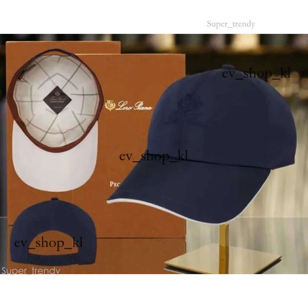 Loro Piano-Shoe Baseball Cap Designer masculino Caps Moda Moda Cap algodão Chapéus Chapéus de Casquette de Casquette de Casquette 341