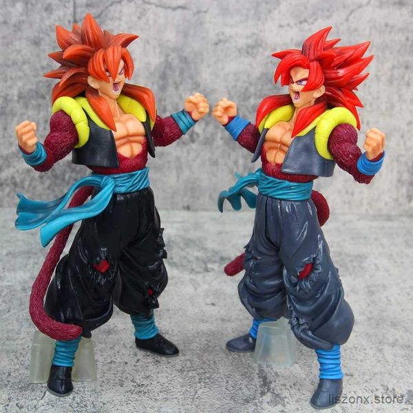 Figure giocattolo d'azione z figura vegeto ssj4 figure anime super saiyan 4 vegeto gk figurina 27 cm collezione statue collezione modello giocattoli regalo bambola regalo