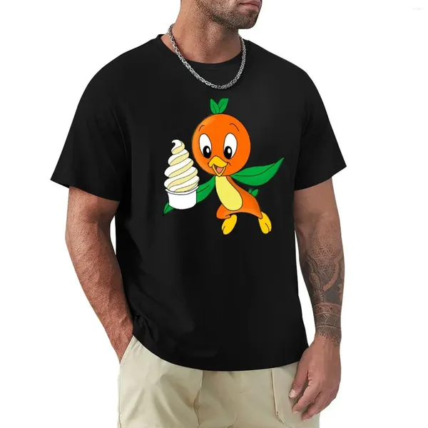 Polos da uomo Orange Bird Dole Whip T-shirt asciugatura rapida vestiti estivi