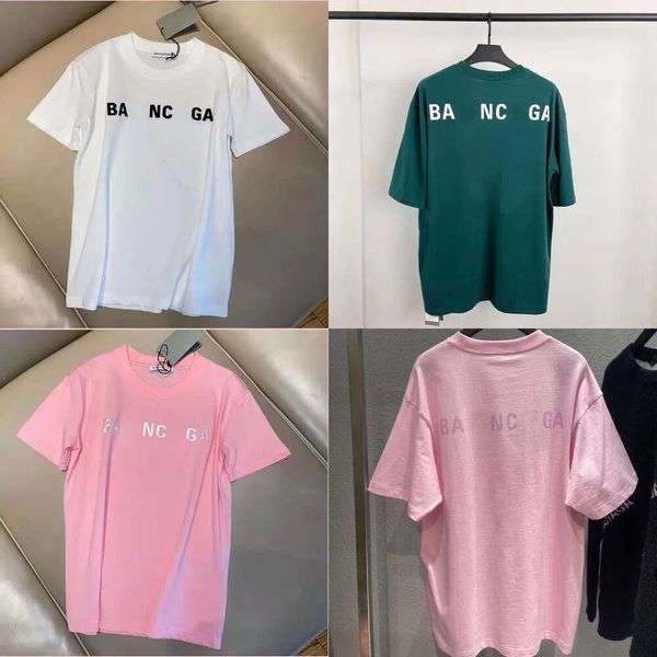 Brands Ins engraçadas camisetas paris b letra impressão gráfica Rice preto algodão branco Redonda pescoço France Designer clássicos casais homens mulheres 5xl Casas de roupas Tops carece