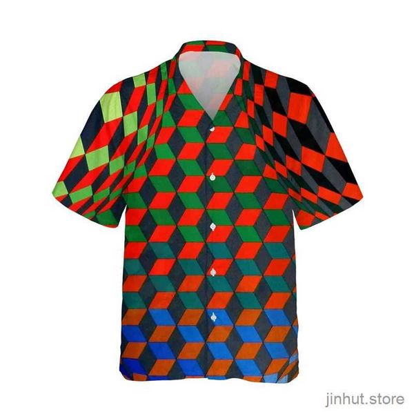 Camisetas masculinas camisetas de roupas masculinas ilusão de ótica 3D camisetas gráficas impressos de vestuário de vestuário de vestuário comprido de manga longa camisetas casuais