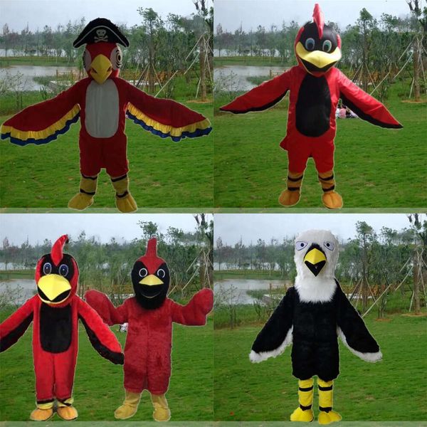 Eagle New Hawk Costume Cartoon Personagem Bird Mascot