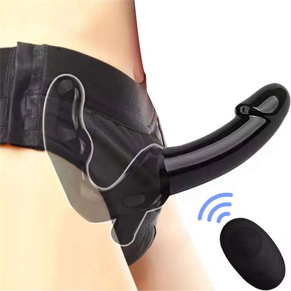 Teste a doppia strap-on dildo vibratori giocattoli sexy per donne accoppiano accessori esotici Vagina prostata Massager orale per uomini