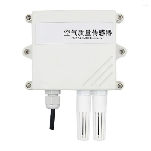 PM2.5 PM10 Módulo do sensor de qualidade do ar IP65 Partículas de fumaça Transmissores de concentração RS485 4-20MA 0-5V Detecção 0-1000ug