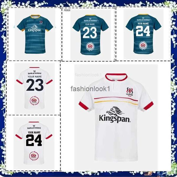 2024 Ulster Home Rugby Jersey Shirt 2023/24 Ulster Away Rugby Training Jersey Shorts benutzerdefinierte Name und Nummerngröße S-5xl FW24