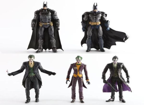 DC original Batman the Joker PVC Ação Figura Coleção Modelo Toy 7inch 18cm 15 Styles C190415014410594