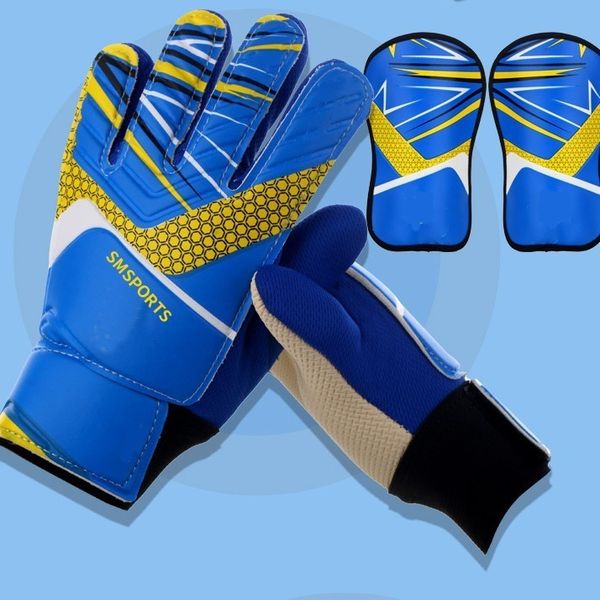 Sporthandschuhe Unisex Fußball-Torhüterhandschuhe mit Fingerschutzwache verdicken Latex-Fußball-Torwart Handschuhe Nicht-Schlupf-Torhüterhandschuhe 230525