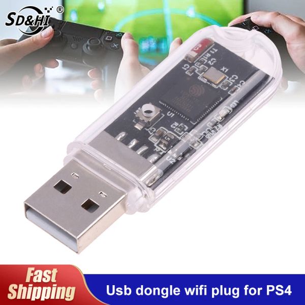 Antriebs USB Dongle WiFi Plug Free Bluetooth Compatible USB -Adapter für PS4 9.0 System Cracking Serial Port ESP32 WLAN -Modul