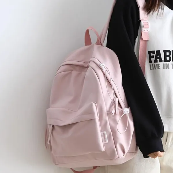 Rucksack weibliche Reisen wasserdichte Buchbeutel Fashion Ladies süße trendige Frauen College -Studentin Kawaii Nylon School Tasche