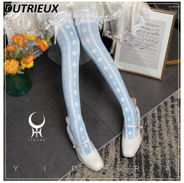 Women Socken Mode 2024 süße süße Lolita Digitaldruck Velvet Strumpfhosen japanischer Stil Frühling Herbst Strumpfhosen sexy Frauen