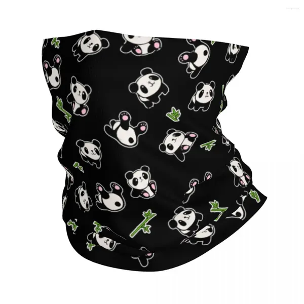 Schals Panda Bandana Hals Gampfer gedruckt Cartoon Tier Balaclavas Gesichtsschal warm