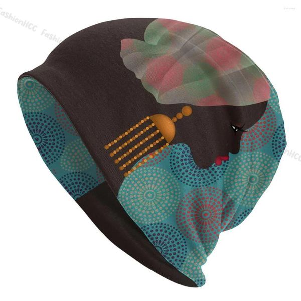 Beretti Tribù africane retrò cofano homme da cranio sottili per esterni beanie beautile da donna cappelli creativi per uomini cappelli creativi