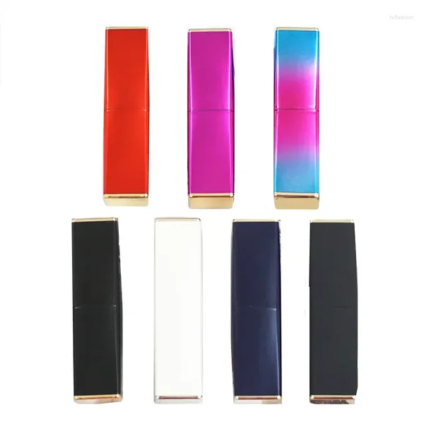 Bottiglie di stoccaggio all'ingrosso 12. MM Conteni di rossetto Tubi per labbra Glossy Pacchetto Glassa LipBless Lipbalm