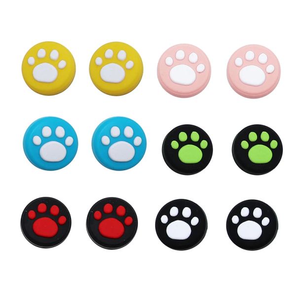 Accessori adorabili gatto paw pollice berretto per impugnatura joystick cover per nintendo switch nx lite oled joycon controller gamepad