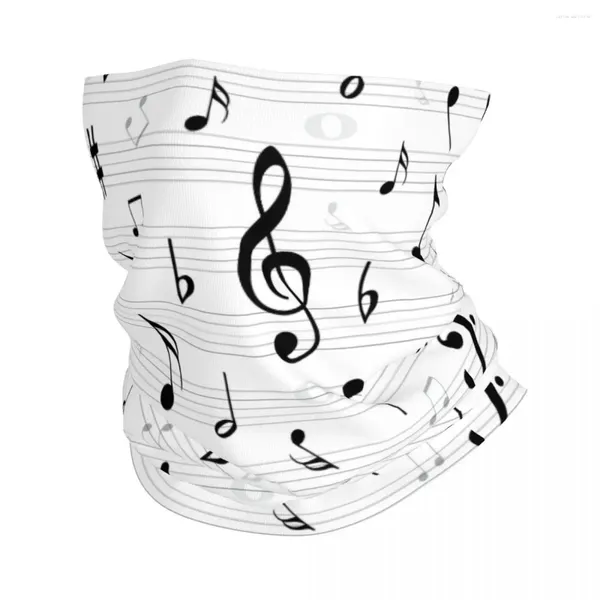 SCARPRI NOTE MUSICA COPERTURA BANDANA COPERTURA NASTALE STAMPATA MASSIONE BALACLAVA SCARPA AMBIAMENTO MULTI USA MULTISO UNISEX UNISEX ADULTO