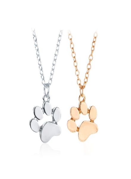 2019 Nuovo Tassut CAT Dog Paw Stampa Necklace Animal Cowelry Gioielli Cute Pug Delicate Dichiarazione Set Regalo N1912087188