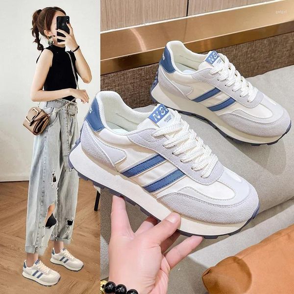 Gelegenheitsschuhe Frauen Designer -Sneaker Jean Flat auf chinesischem Festland Zapatos de Mujer