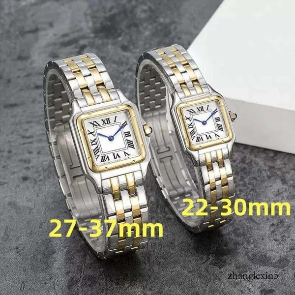 Assista Moda Pantere Classic Panthere 316L Stainless Aço Gemstone Gemstone for Lady Gift Top Quality With Design Wristwatch Montres de Mens Wat 7