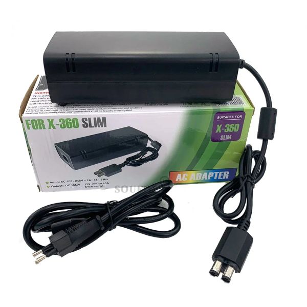 Lautsprecher Neu für Xbox 360 X360 S Slim Netzteil der Stromversorgung Ladegerät 220V Ladung Netzteilkabel -Kabel EU/US/UK