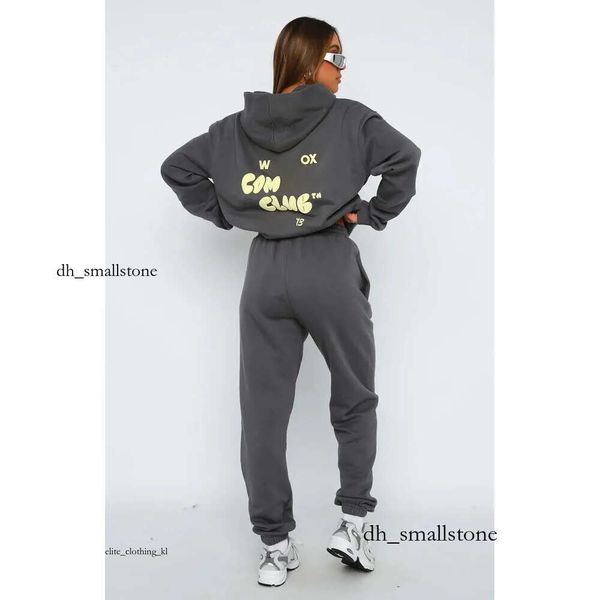 White Foxx Set Hoodie Женщины White Foxx Hoodie Designer Женщины -спортивные костюмы Две штучки с толсты