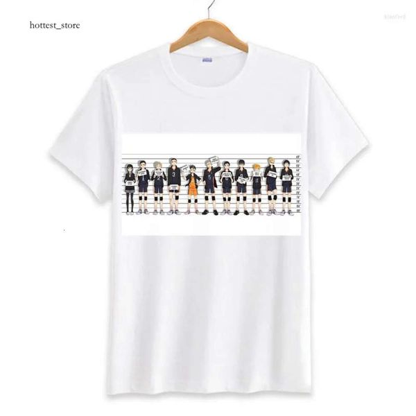 Camisas masculinas de anime t Men's Designers japoneses Haikyuu Camiseta profissional engraçada para homens roupas de casal vintage