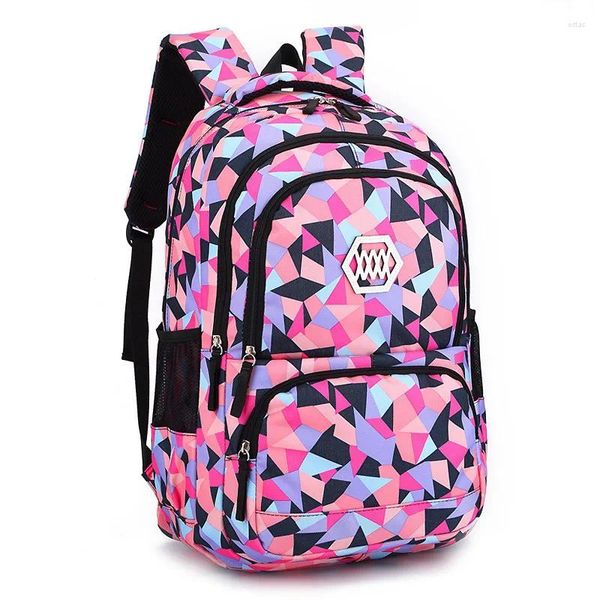 Bolsas escolares crianças para adolescentes meninos meninas meninas grandes mochilas de mochilas à prova d'água Bola de livros para crianças saco a Dos mochila