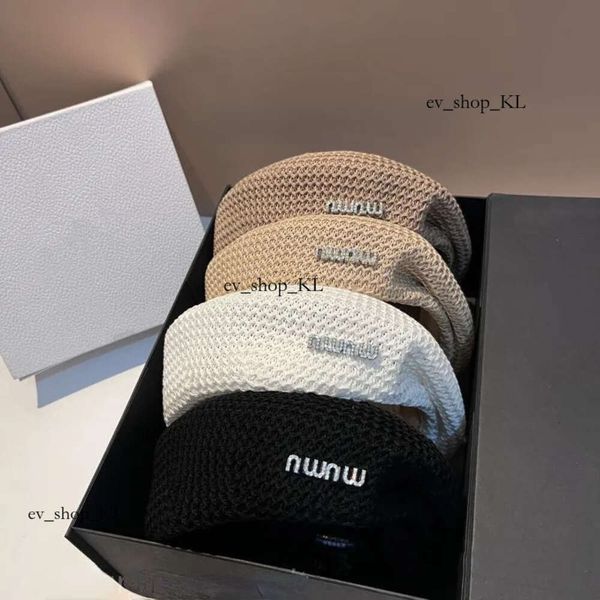 MIUI Top boinas de luxo Mui MUI Óculos de sol Hat bucket chapéu atacado primavera outono bloqueio de chapéu de gaiola de moda hat hat hat casual Mui Mui Baseball Cap 309