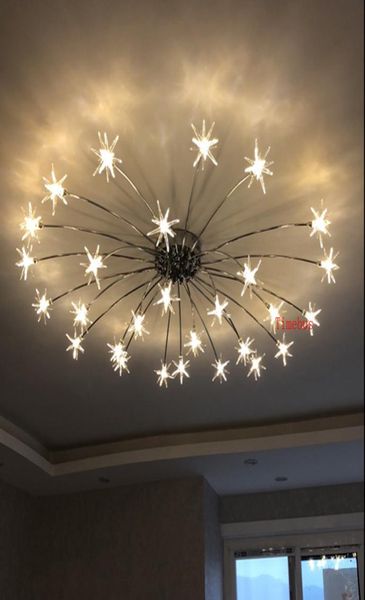 Modern simples sala de estar luzes de teto criativo garoto led led Light Full Sky Star Art Restaurante El Culb LA6318730