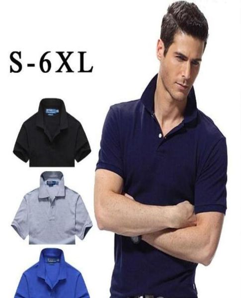 Sommer Big Horse Small Horse Stickerei Neue Marke Designs Polo -Hemd Männer Kurzarm Casual Men Hemden Schlanker Fit Polo Baumwollmänner P9885519